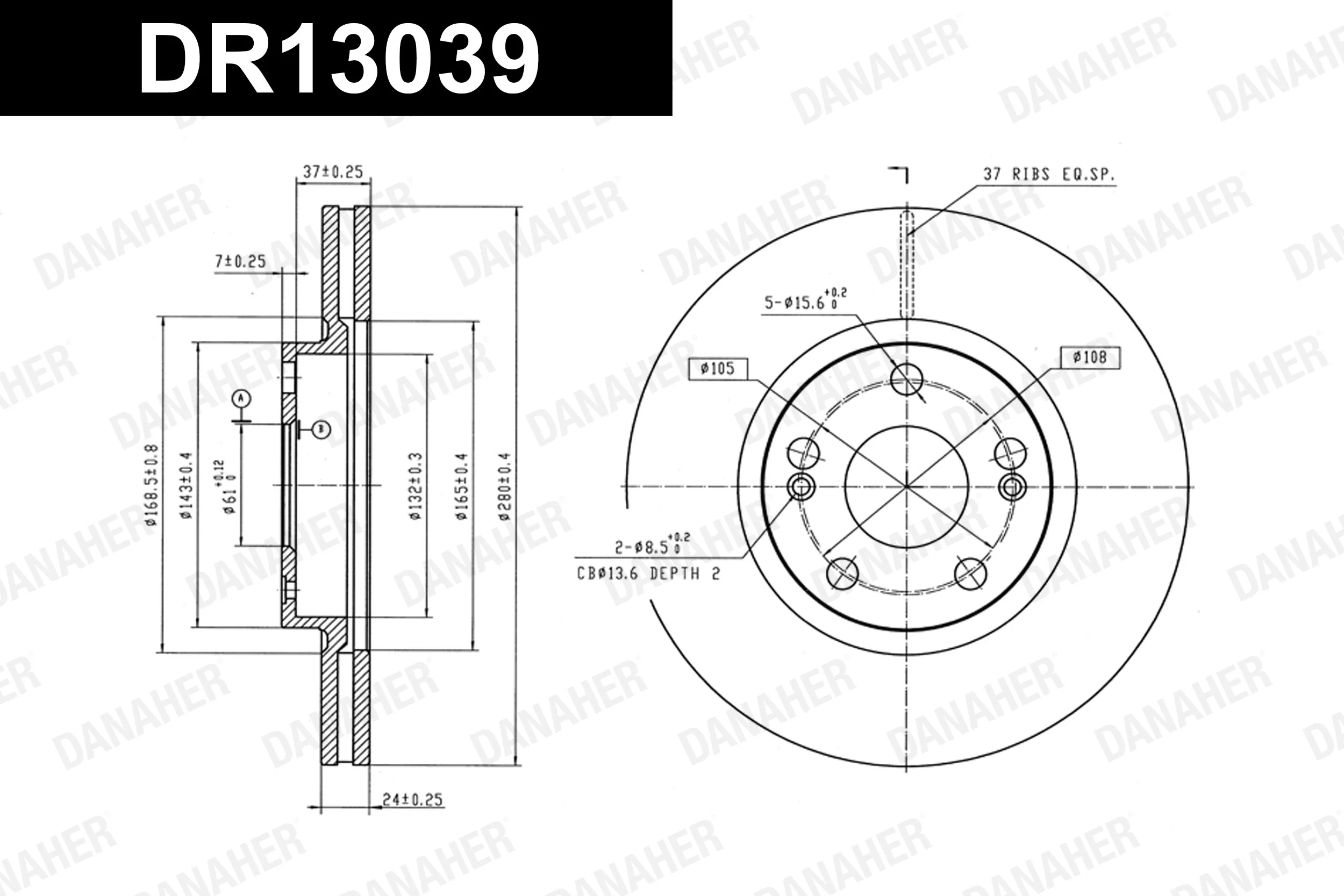 Диск тормозной MERCEDES-BENZ (арт. a1664211400)