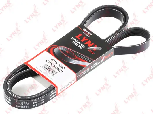 Ремень поликлиновой LYNX AUTO (арт. 6pk2053)