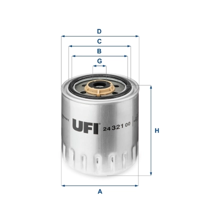Фильтр топливный UFI (арт. 24.321.00)