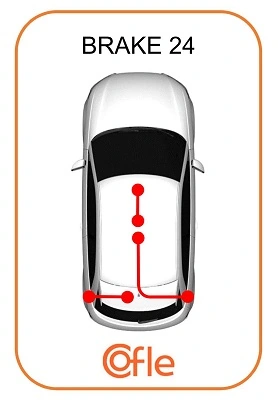 Привод стояночного тормоза левый MERCEDES-BENZ (арт. a0009061203)