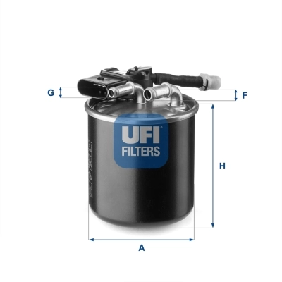 Фильтр топливный UFI (арт. 24.151.00)
