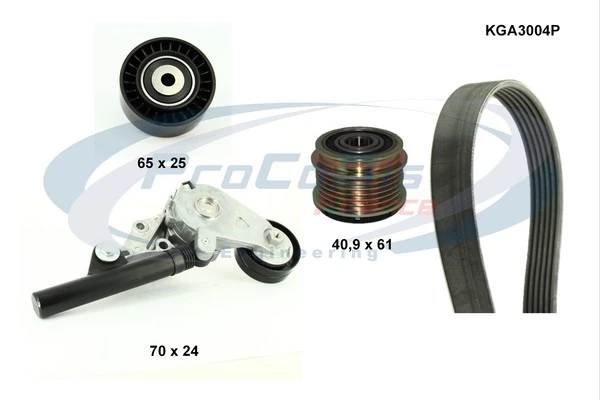 Клиновой рифленый ремень BMW (арт. 11288573415)