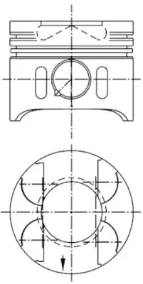 Поршень, комплект KS (арт. 41882610)