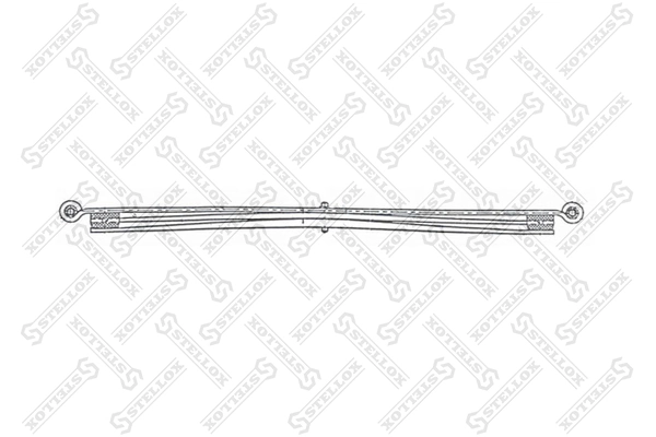 Рессора задн. 58 568 10 STELLOX (арт. 12-00081-sx)
