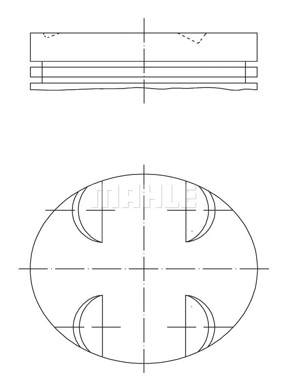 Группа поршневая MERCEDES-BENZ (арт. a2720301618)