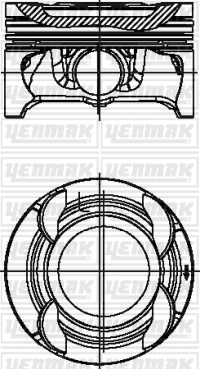 Группа поршневая MERCEDES-BENZ (арт. a2740301217)