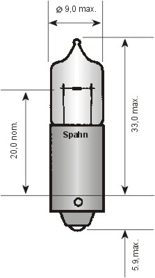 Лампа накаливание MERCEDES-BENZ (арт. n400809000003)
