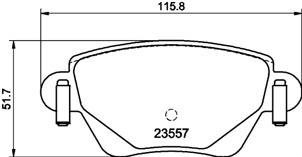 колодки HELLA (арт. 8db355009081)