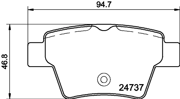колодки HELLA (арт. 8db355013851)