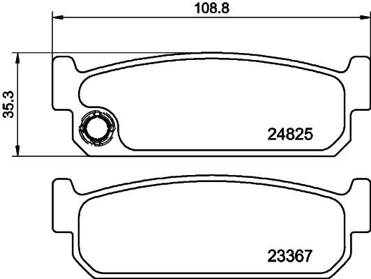 колодки HELLA (арт. 8db355015271)