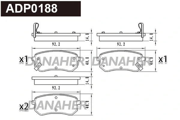Колодки тормозные HYUNDAI i10 08-/KIA PICANTO 04- задние SANGSIN (арт. sp1189)