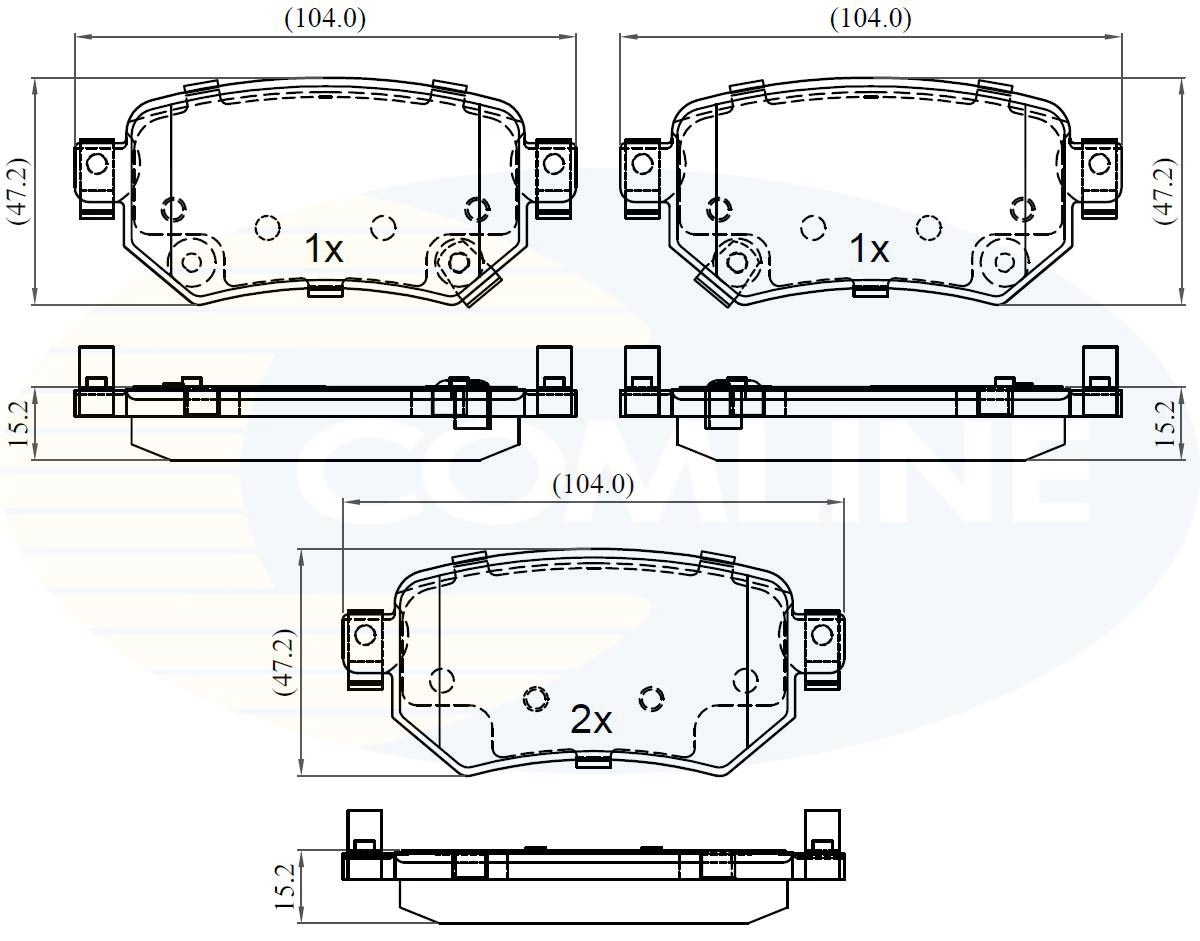 _колодки дисковые задние Mazda 6 2.0/2.5 16> SANGSIN (арт. sp4070)