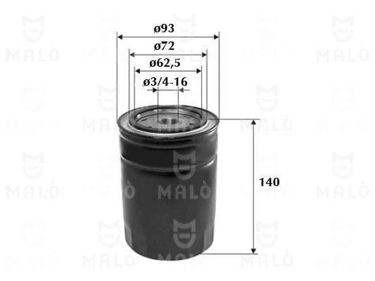 Фильтр масляный MANN (арт. w940)