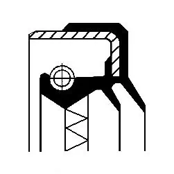 Сальник/seal LAND ROVER (арт. lr003154)