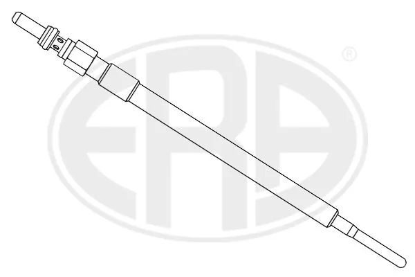 Свеча накаливания (ISS) 4,4V /M8 x 10 x 149 mm./ ключ 8 mm. BERU BORGWARNER (арт. ge105)