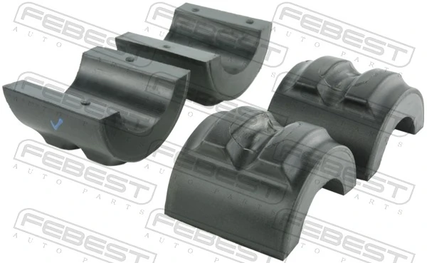 Втулка переднего стабилизатора (К-кт из 4-х шт.) FEBEST (арт. bzsb-219f-kit)