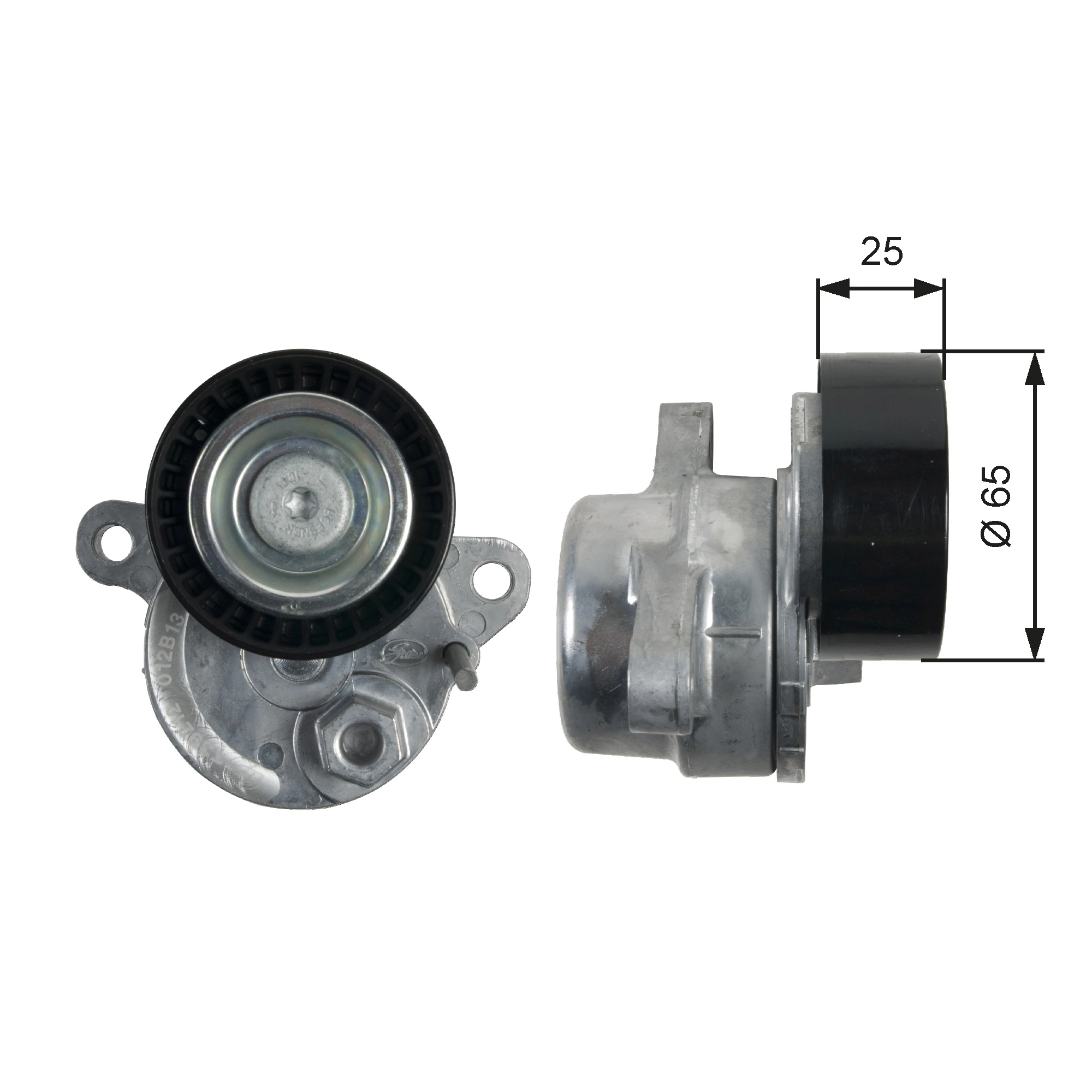 Ролик натяжителя поликлин.ремня 7808-21612 GATES (арт. t39212)