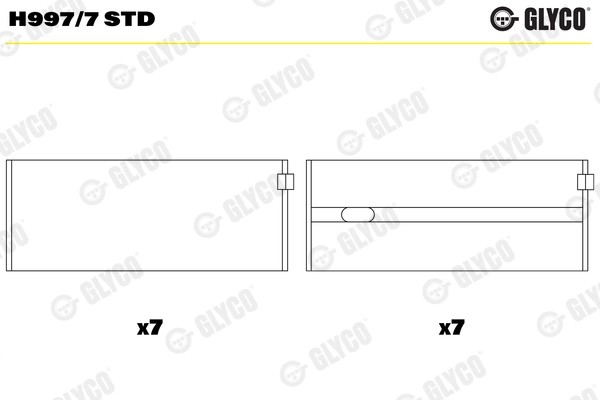 Вклад.корен.ком/кт STD GLYCO, артикул h997/7 std