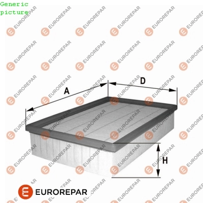 Фильтр воздушный HENGST (арт. e311l)