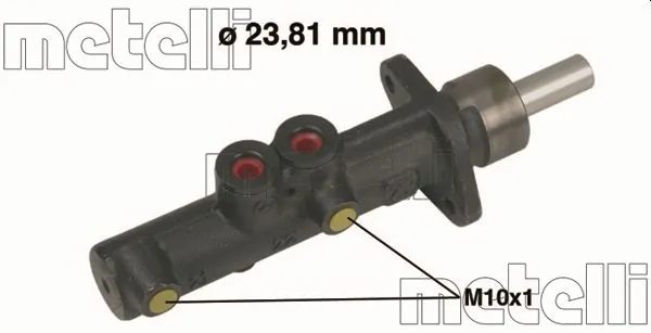 Главный тормозной цилиндр [23,81 mm] METELLI (арт. 05-0308)