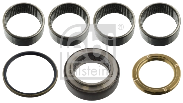 Ремкомплект, шкворень поворотного кулака dia. 50 x 222,5 mm, komplett OE: 655 330 0419 cpl.1 TRUCKTEC (арт. 01.31.008)