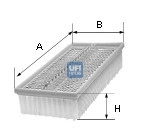 Фильтр воздушный UFI (арт. 30.961.00)