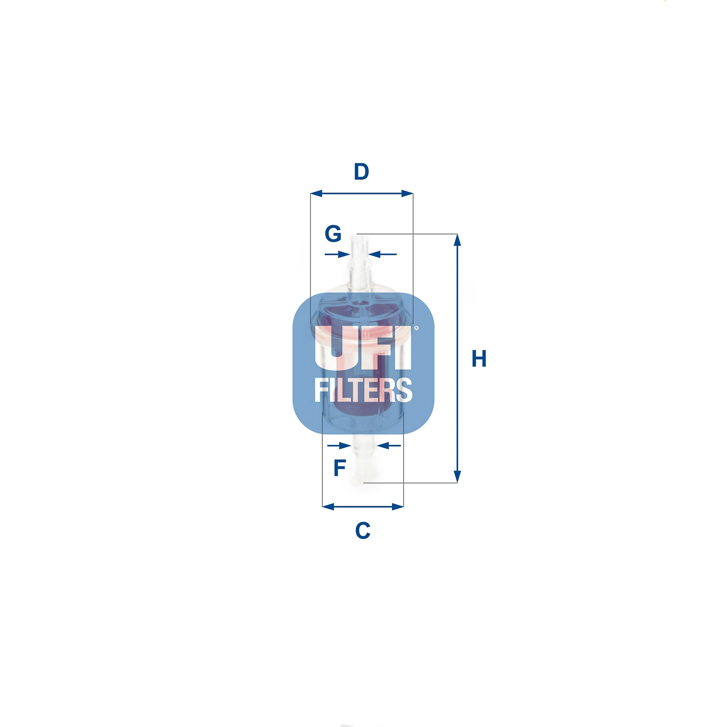Фильтр топливный UFI (арт. 31.027.00)