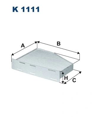 FILTRON фильтр салона FILTRON (арт. k1111)