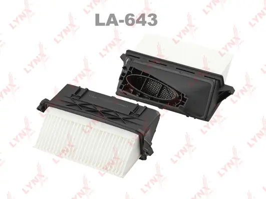 Фильтр воздушный 2шт LYNXAUTO (арт. la643)