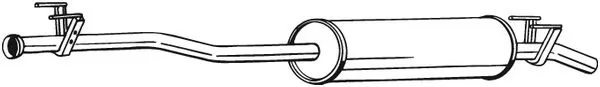 Средний глушитель выхлопных газов BOSAL (арт. 287-355)